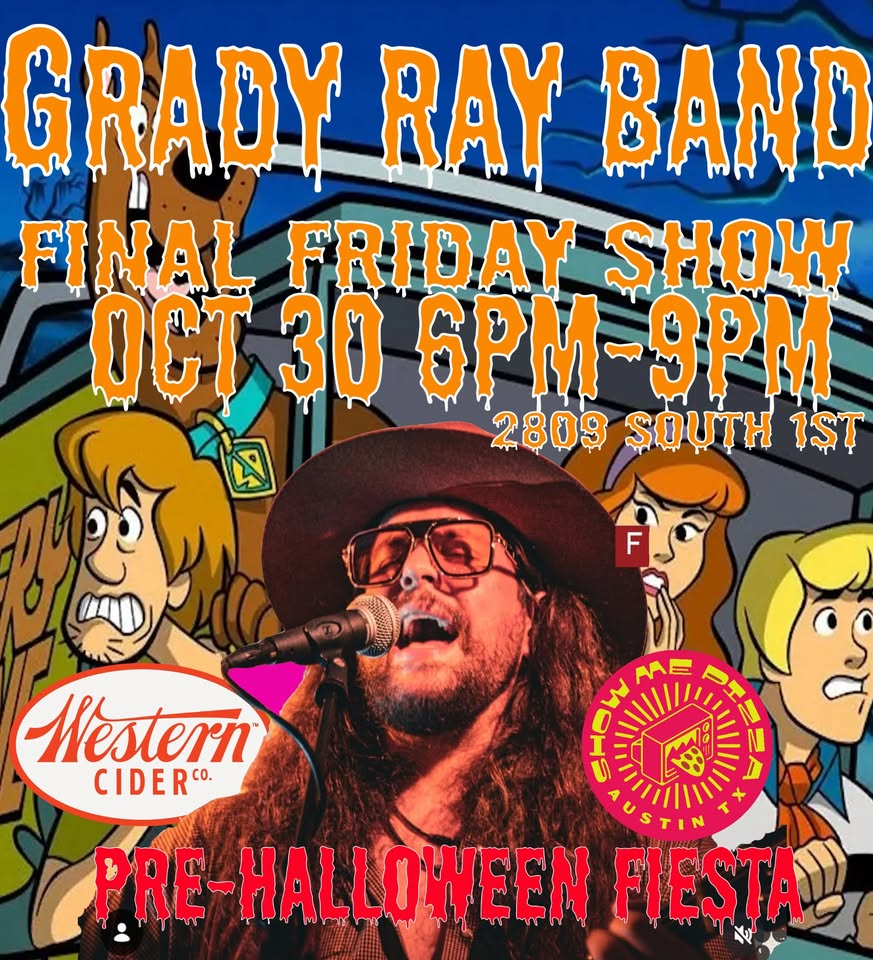 Grady Ray Band — Pre-Halloween Fiesta Austin concert poster