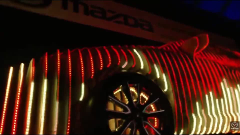 Mazda Spectrum Analyzer interactive installation